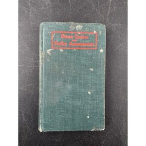 Home Games and Parlor Amusements 1909 Montgomery Ward Book Vintage